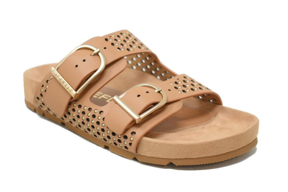 Sandalias planas Stonefly SIBIL W4 en tabaco para mujer
