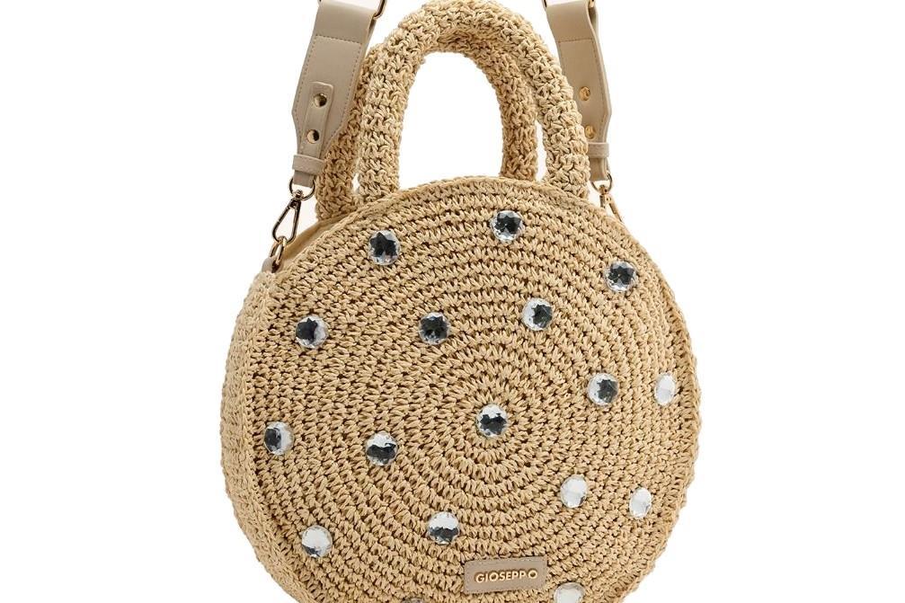 Bolso bandolera rafia MUSCODA 75503 en natural