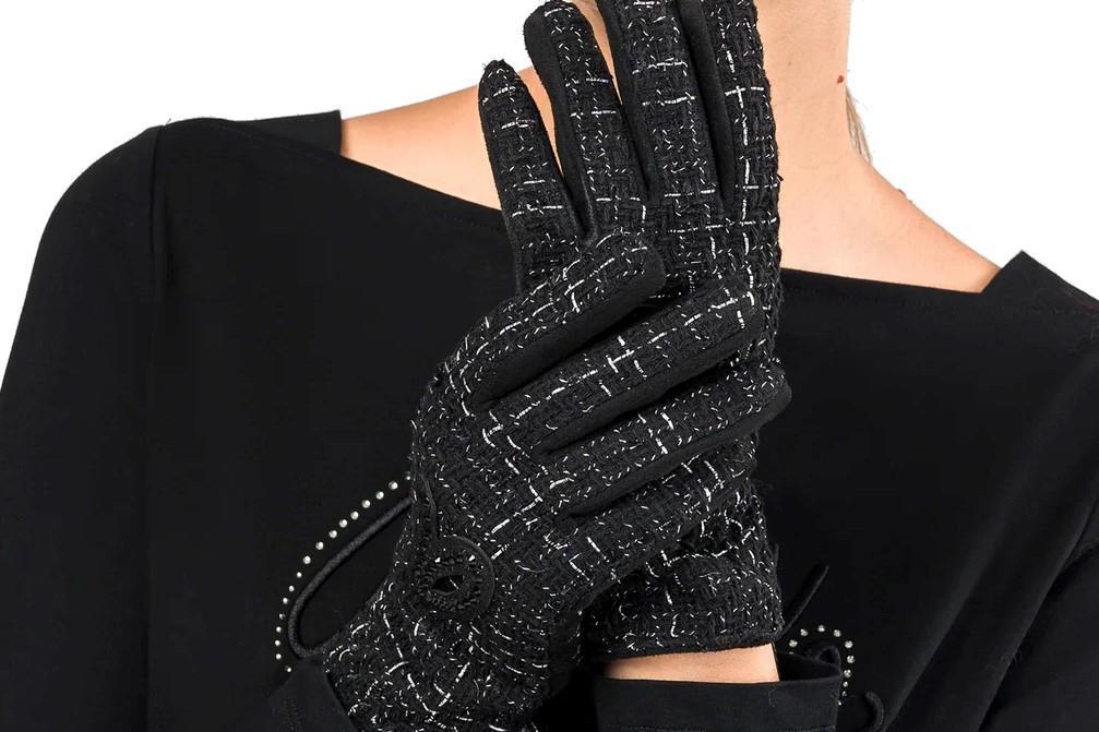Guantes de punto Anekke 41482-041 en negro