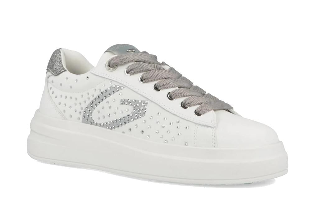 Zapatillas deportivas GUARDIANI Aeris Strass GL61514A mujer color plata