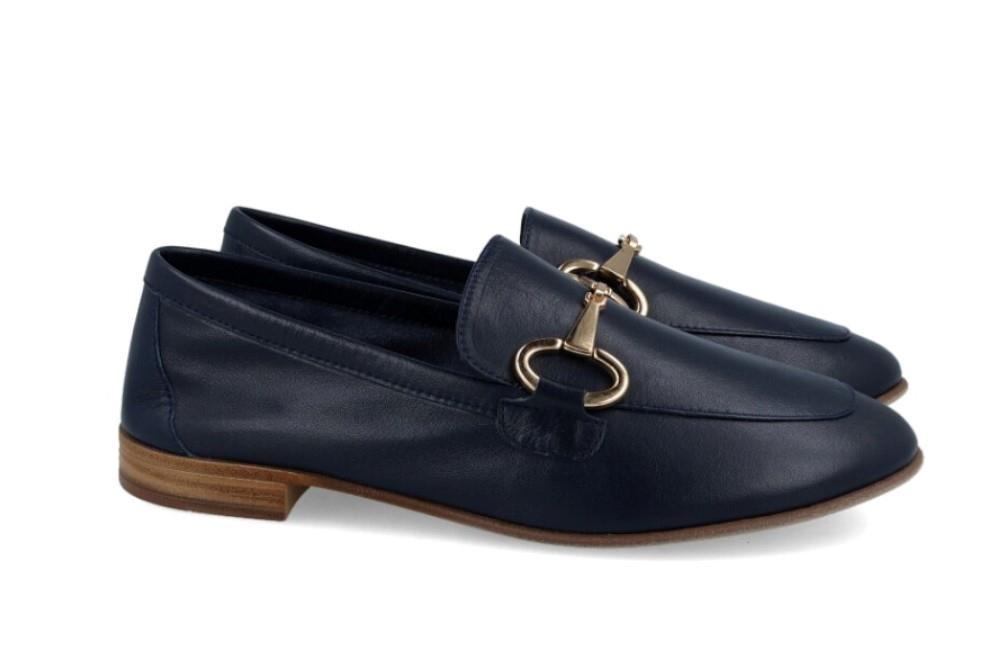 Mocasines de piel lisa Walk & Fly 35-48-700 A4