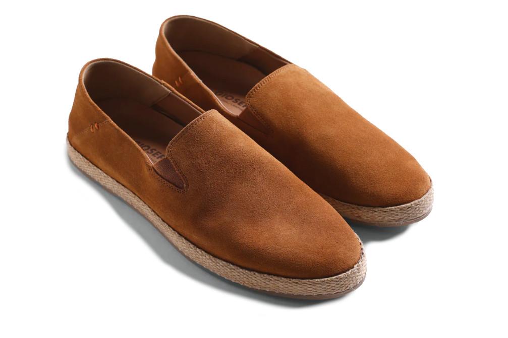 Alpargatas de Piel Serraje Gioseppo Kendu 78669 cuero para Hombre