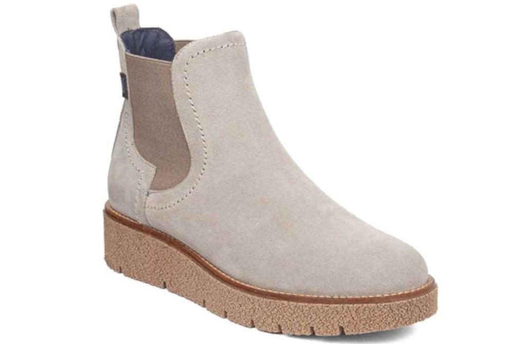 Botines con cuña Callaghan 32601 Arete para mujer en beige