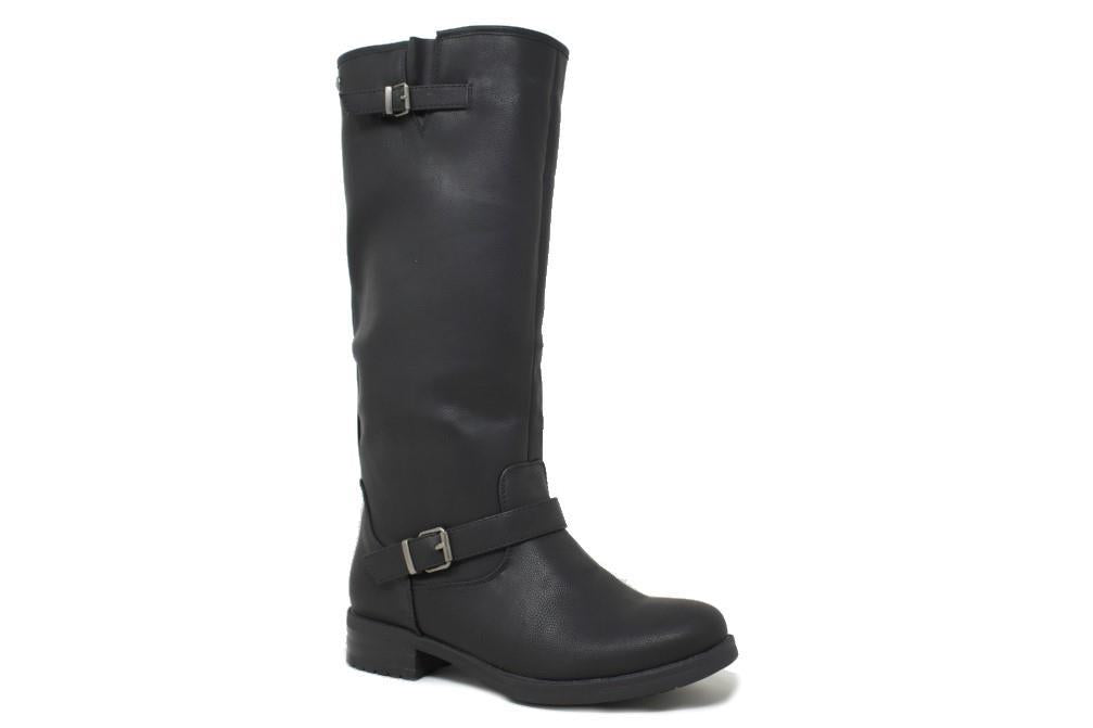 Botas altas biker Maraval en negro para mujer