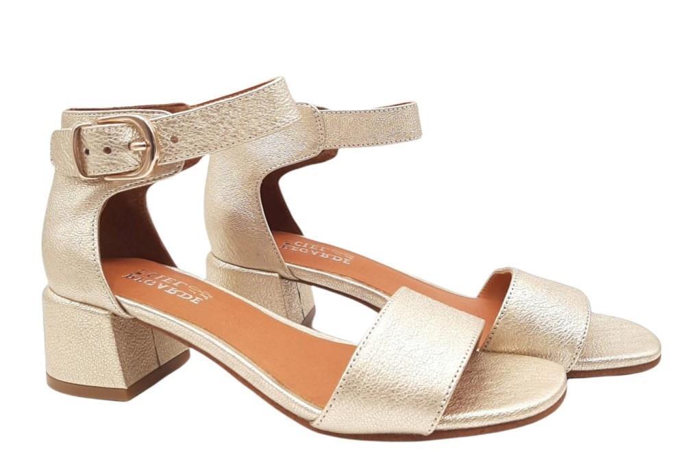Sandalia Regarde Le Cile Yeremi-03 en oro para mujer