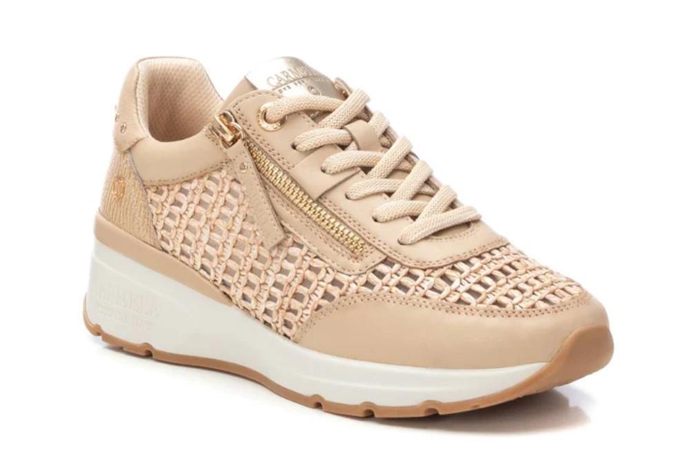 Zapatillas deportivas Carmela 162326 en beige para mujer