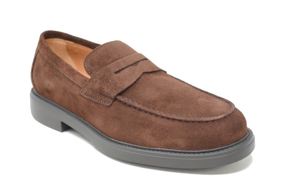 Mocasines de piel Angel Sansano 25004 en marrón para hombre