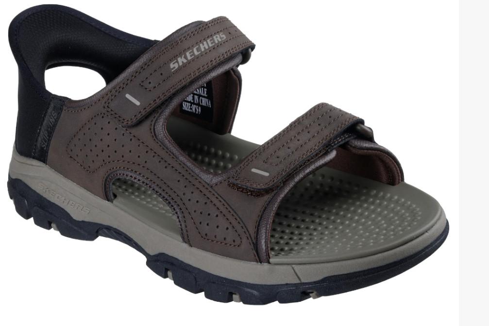 Sandalias Skechers Slip-Ins Relaxed Fit Tresmen Reece 205289 marrón Hombre | Cómodas y Ajustables