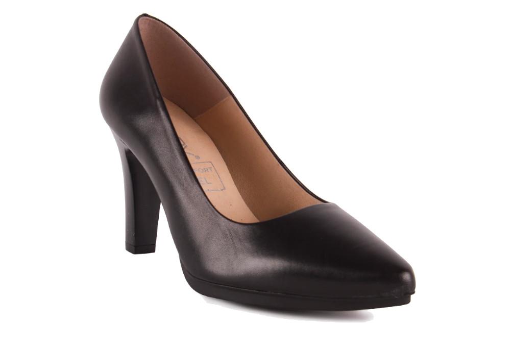 Zapatos de tacón chamby 4330 para mujer en negro – Zapato Elegante y Cómodo