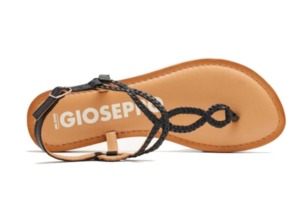 Sandalias planas de dedo Gioseppo Merignas 69111 en blanco para mujer
