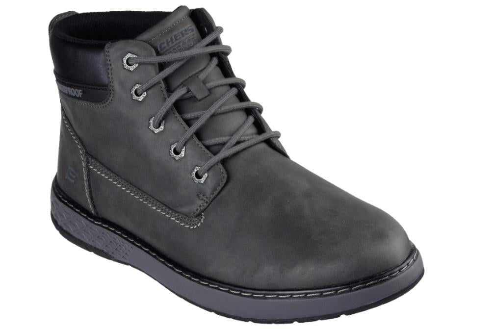 Botines Skechers Waterproof Relaxed Fit: Garlan - Deno en charcoal