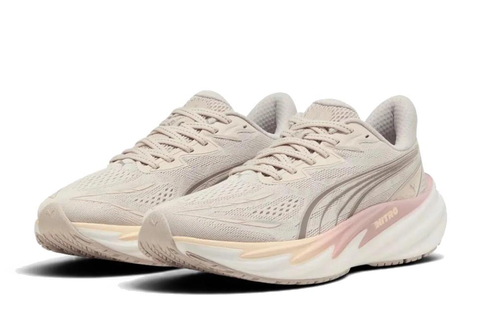 Zapatillas deportivas running mujer Puma Velocity Nitro 5 312945 beige