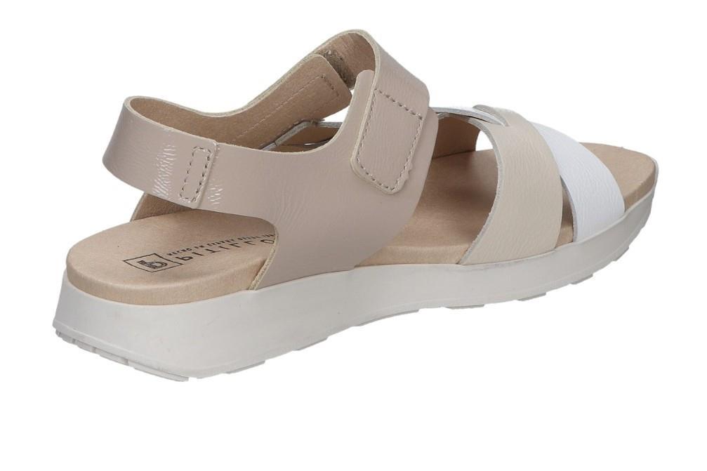 Sandalias cómodas Pitillos 10554 en crema para mujer