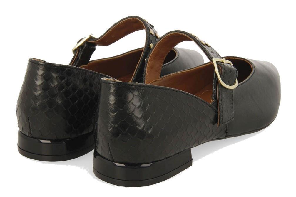 Bailarinas con tachuelas Gioseppo REERSO 73645 en negro para mujer