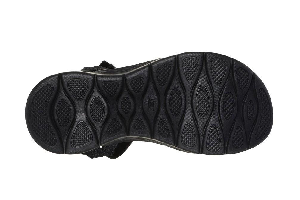 Sandalias Skechers GO WALK Flex Sandal - Sublime en negro para mujer