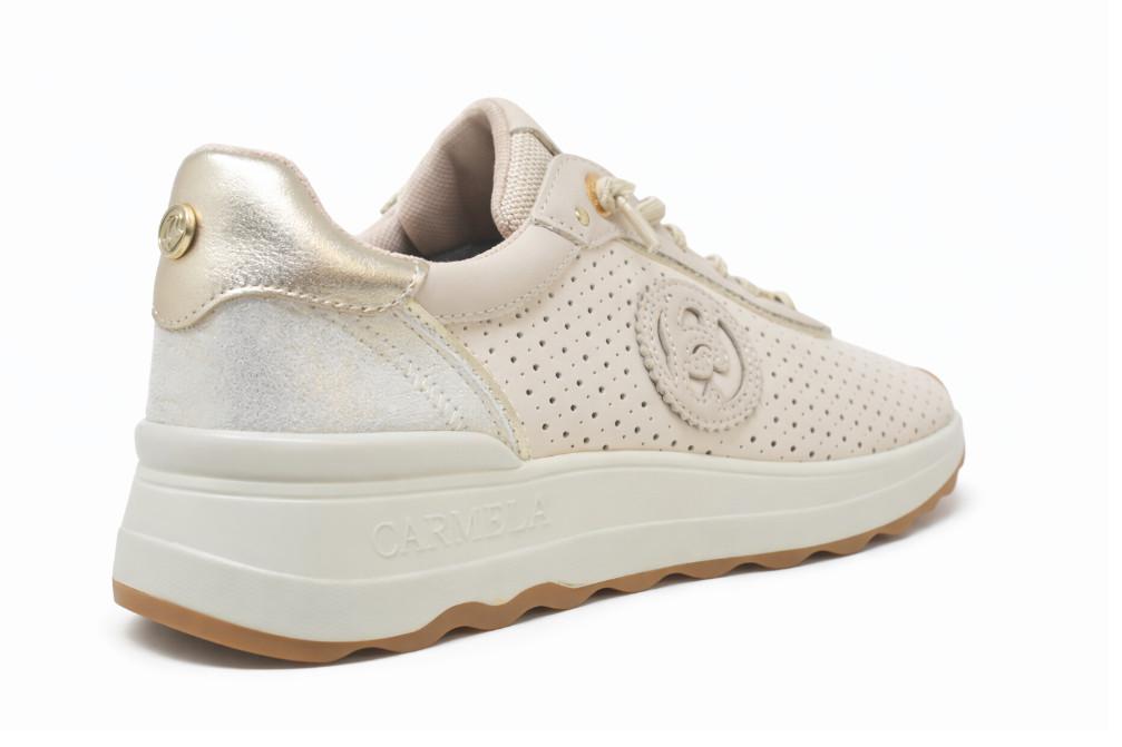 Zapatillas deportivas para mujer Carmela 163245 en beige