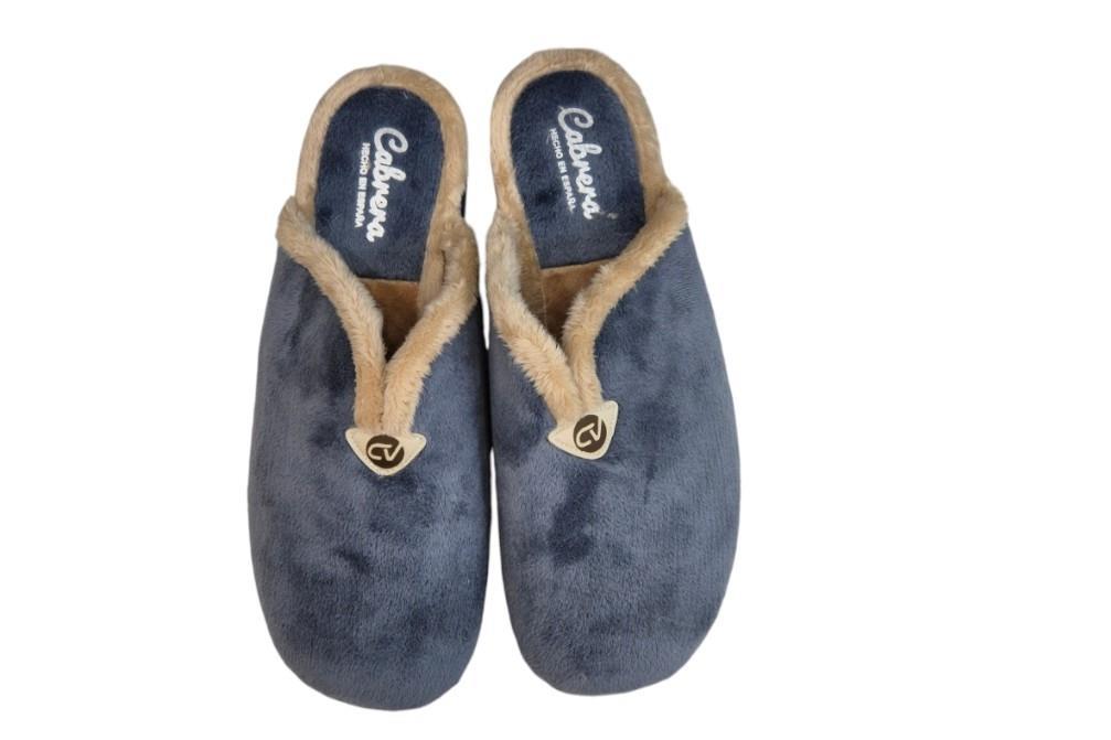 Zapatillas de casa Cabrera 5006 en azul para mujer