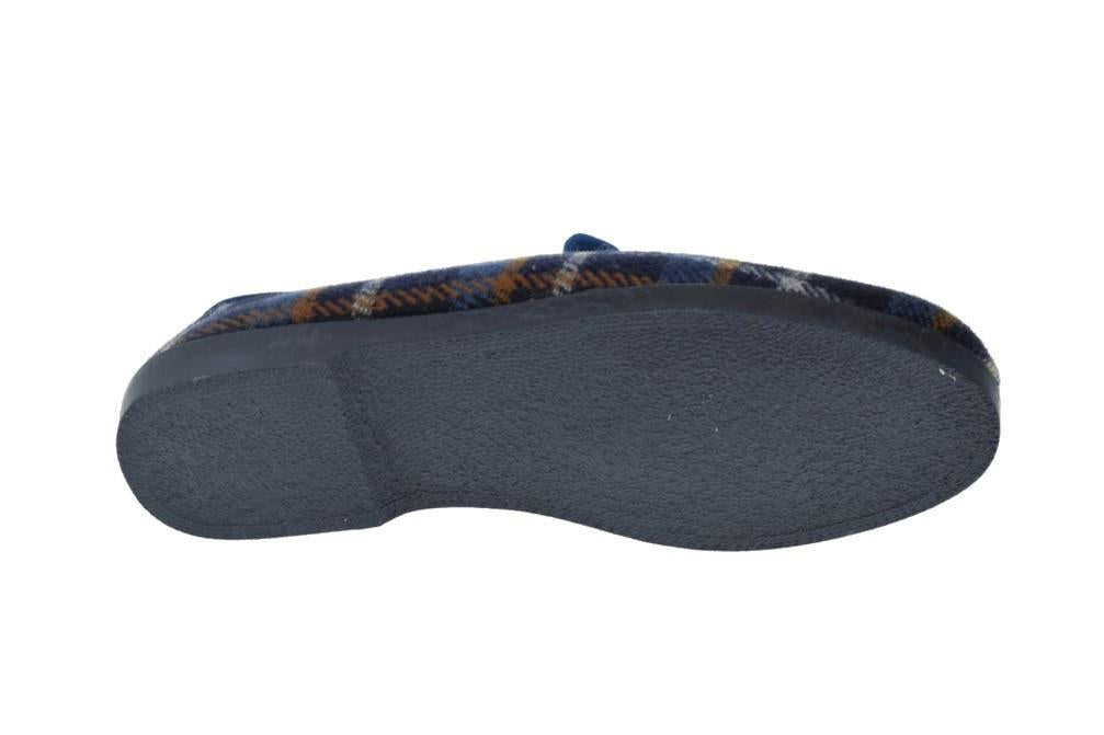 Zapatillas de casa cerradas 104 en azul marino