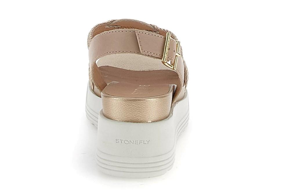 Sandalias con plataforma Stonefly 220895 PARKY 24 EMBOSSED para mujer en taupe