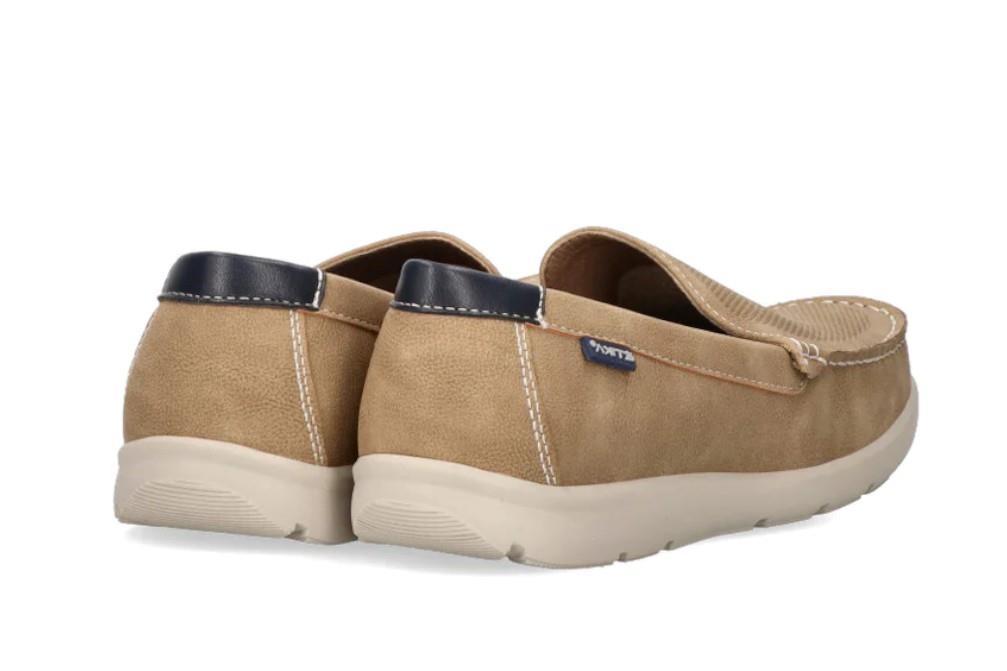 Náuticos Etika ESCORXADA en camel para hombre