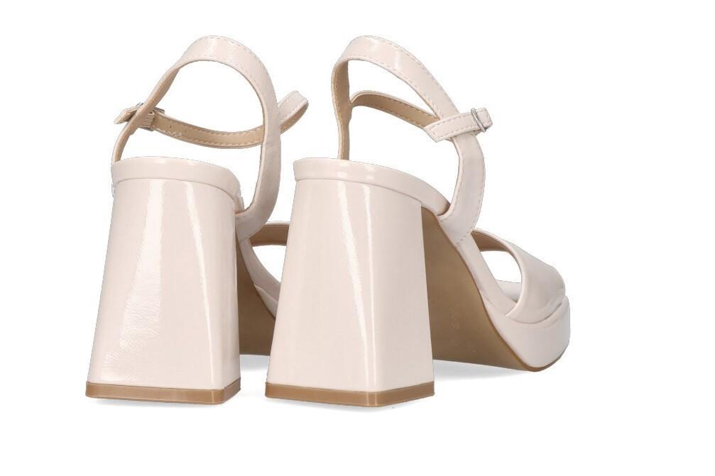 Sandalias de tacón Etila BETLEM 90006 en beige para mujer