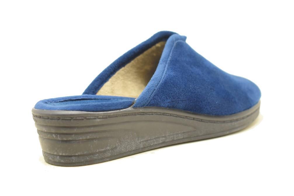 Zapatillas de casa destalonadas Calusas 715 en azul