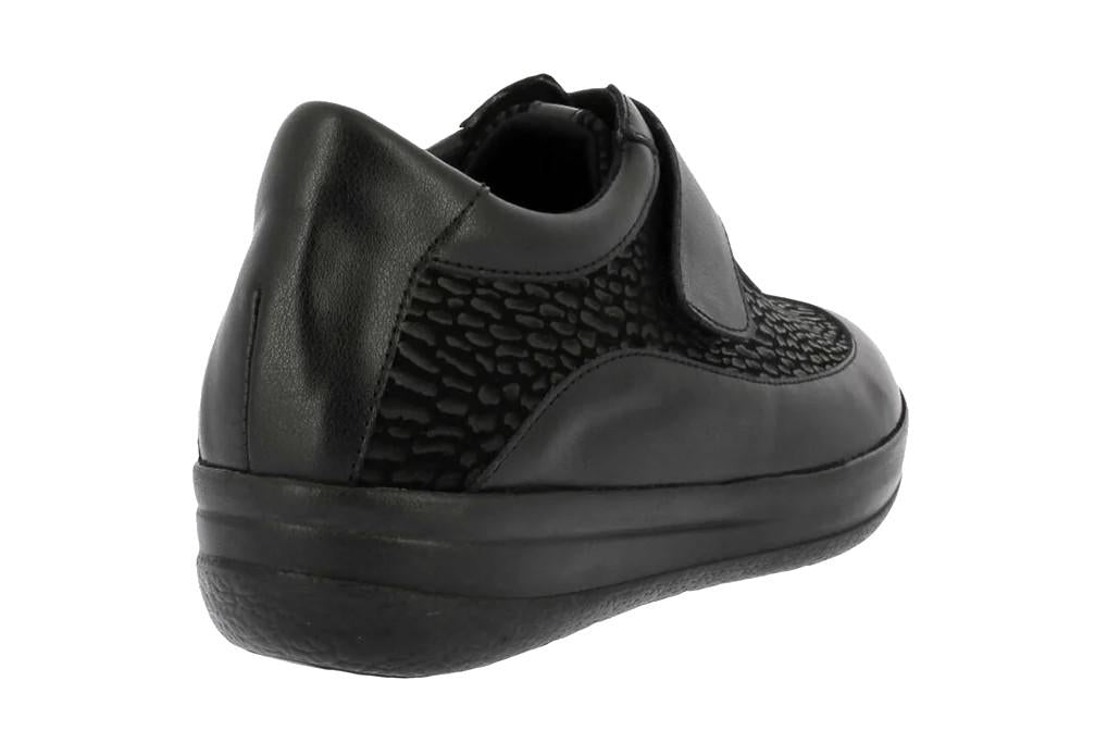 Zapatos deportivos Doctor Cutillas 50753 negros para mujer con cierre ajustable