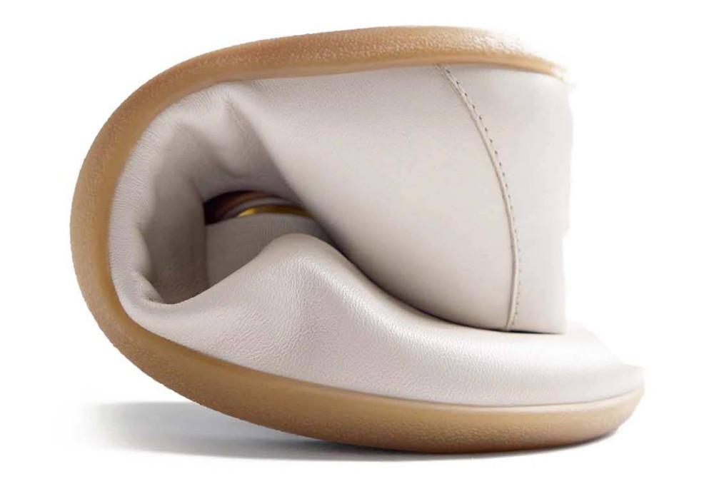 Bailarinas barefoot de piel Gioseppo Malakisi 79018 blanco– calzado minimalista y cómodo