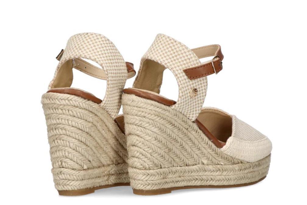Alpargatas Etika Saura 20002 en beige para mujer