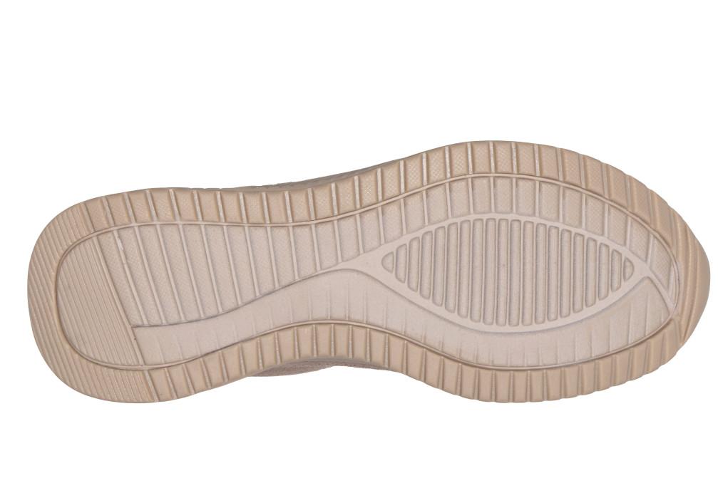 Zapatillas deportivas impermeables Skechers BOBS Squad 4 117744 taupe para mujer