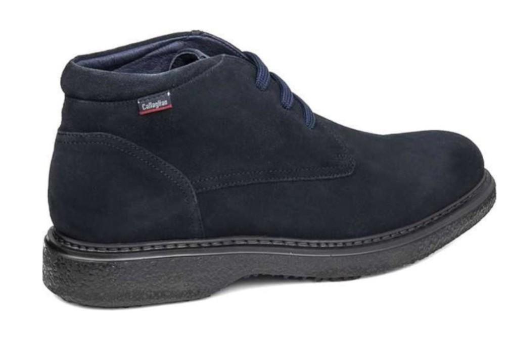 Botines con cordones Callaghan 12302 Free Crep en azul para hombre