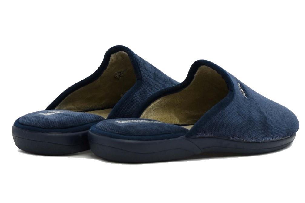 Zapatillas de casa destalonadas Vulca Bicha 4608 azul marino