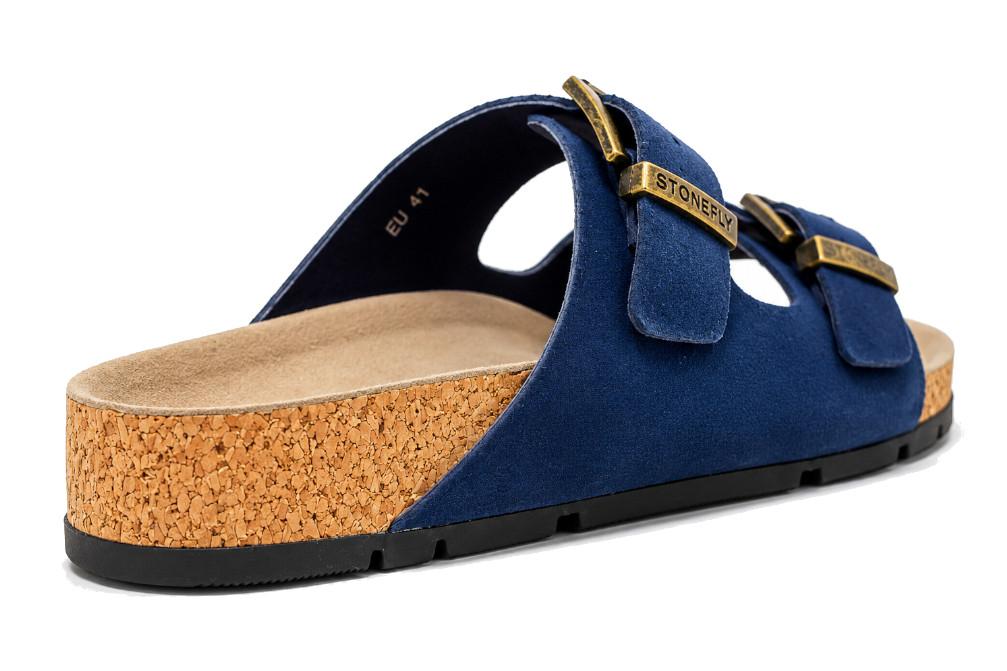 Sandalias Bio Stonefly Sibil Man 1 azul 223907 para Hombre en Ante | Confort y Estilo Casual