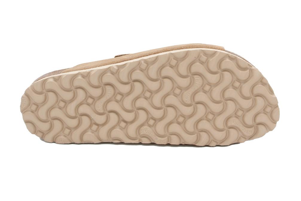 Sandalias Planas Interbios 7600 Beige para Mujer | Sandalias Anatómicas de Piel con Suela Flexible