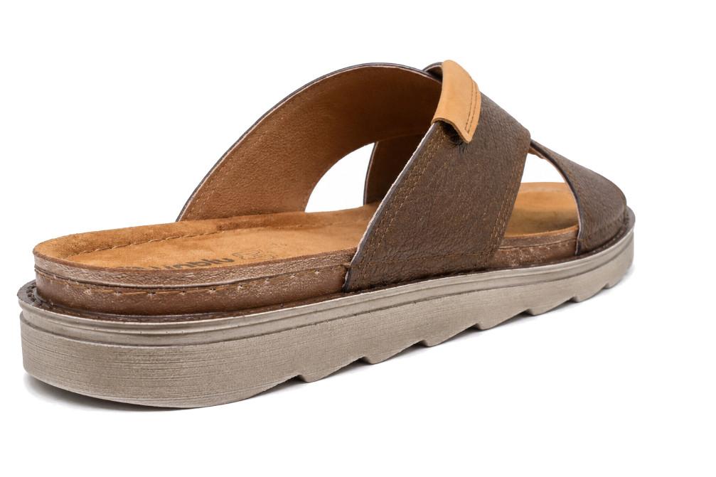 Sandalia cómoda Inblu BU000018 Tipo Chancla con Planta de Piel Acolchada para hombre