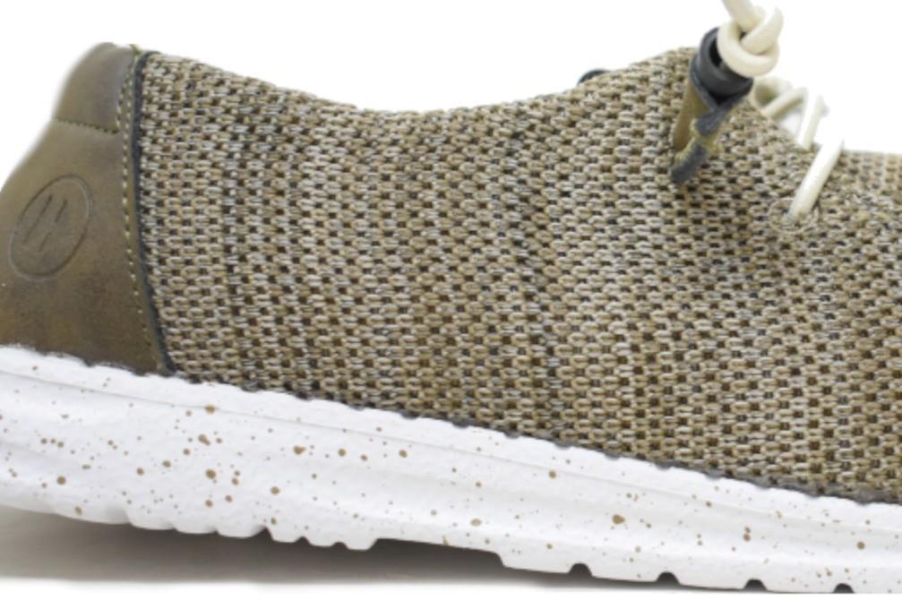 Zapatos de lona naúticos Maraval M0557 caqui para hombre