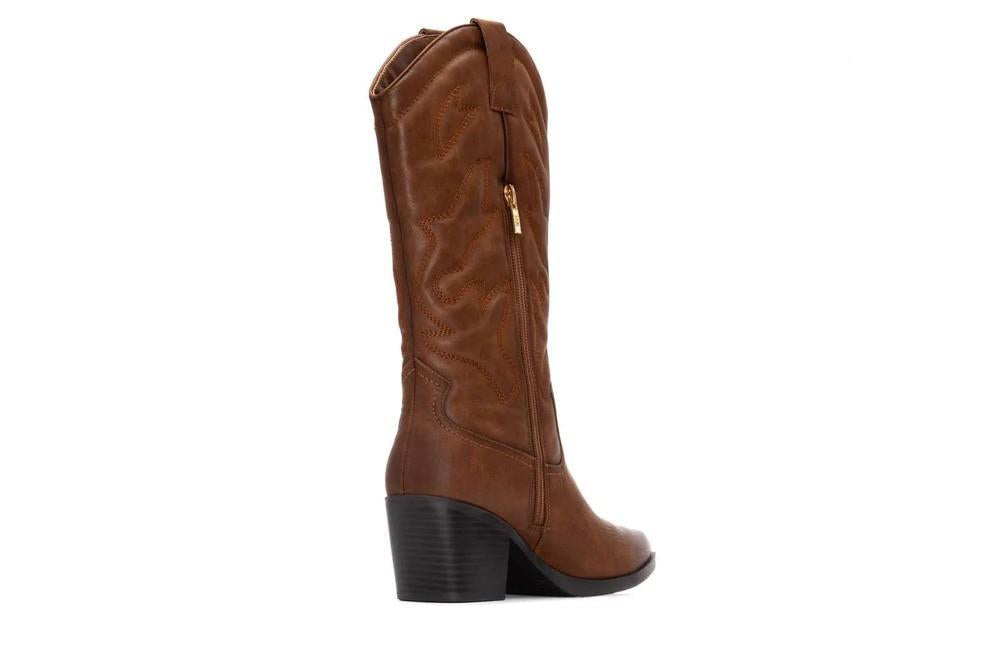 Botas altas cowboy XTI 144306 en camel