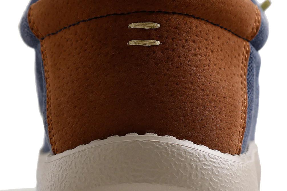Mocasines náuticos Wallabee de Lona Gioseppo Orford 78662 en marino para hombre
