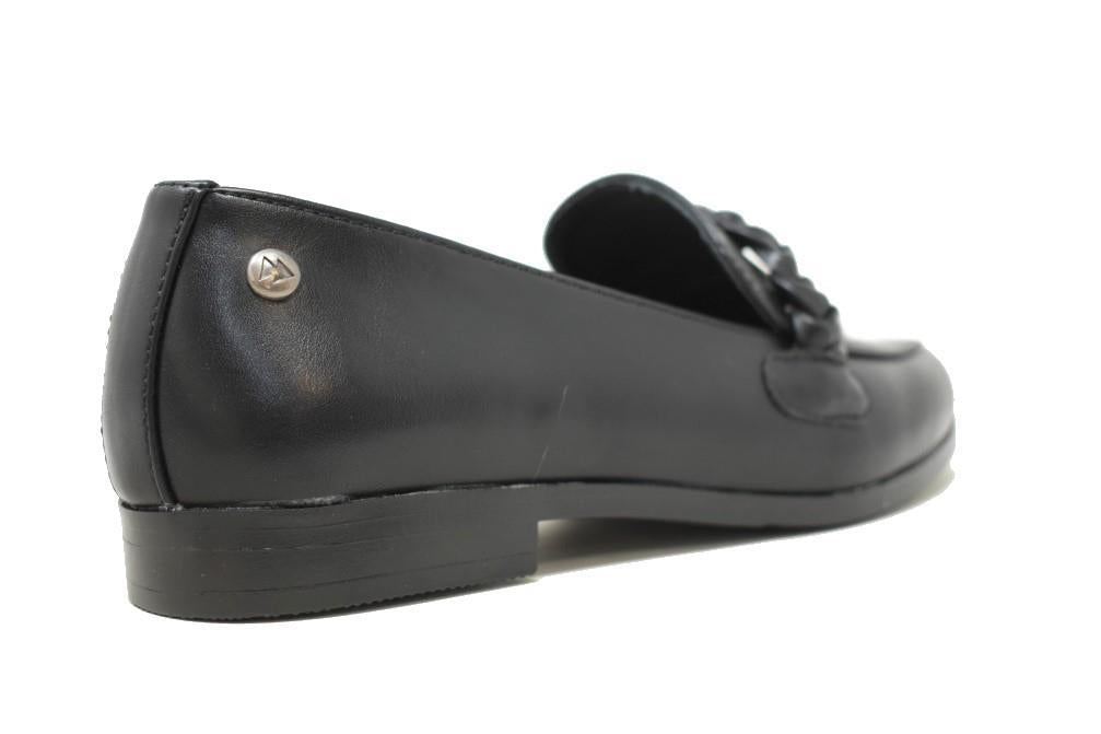 Mocasines planos Maraval W0337 en negro para mujer