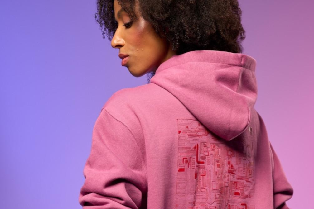 Sudadera con capucha Joma 700129.583 U-tribe en color rosa