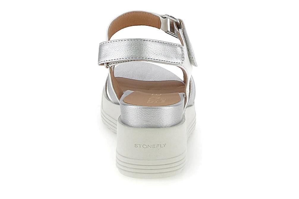 Sandalias con cuña Stonefly PARKY 26 en blanco para mujer