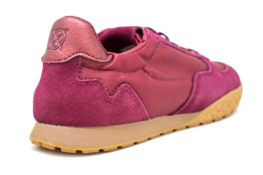 Zapatillas deportivas planas de mujer Popa Lexa DS56404 en burdeos