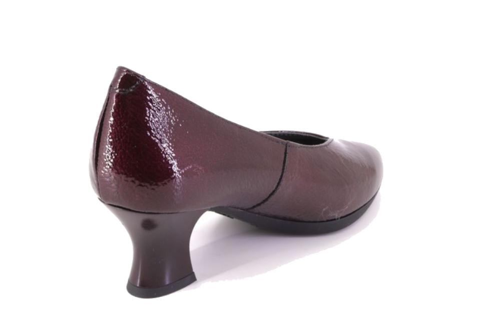 Zapatos de Tacón Pitillos 11681 Burdeos Mujer – Zapatos de fiesta Elegantes y Cómodos