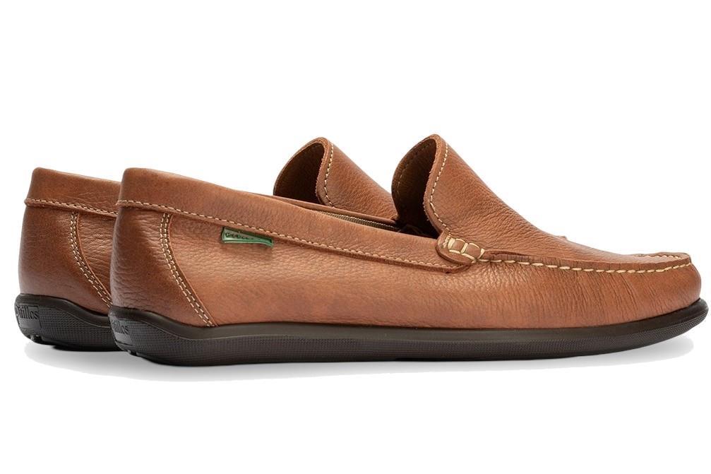 Mocasines Pitillos 40140 en marrón para hombre