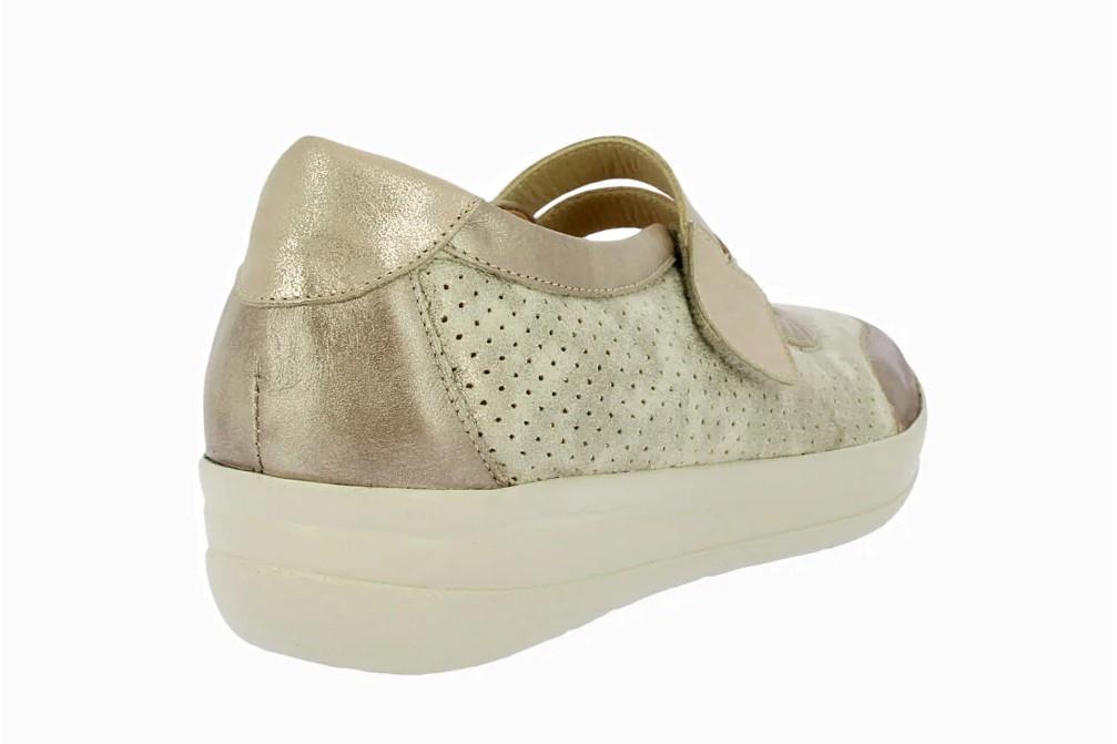 Merceditas deportivas Doctor Cutillas 50307 en oro para mujer