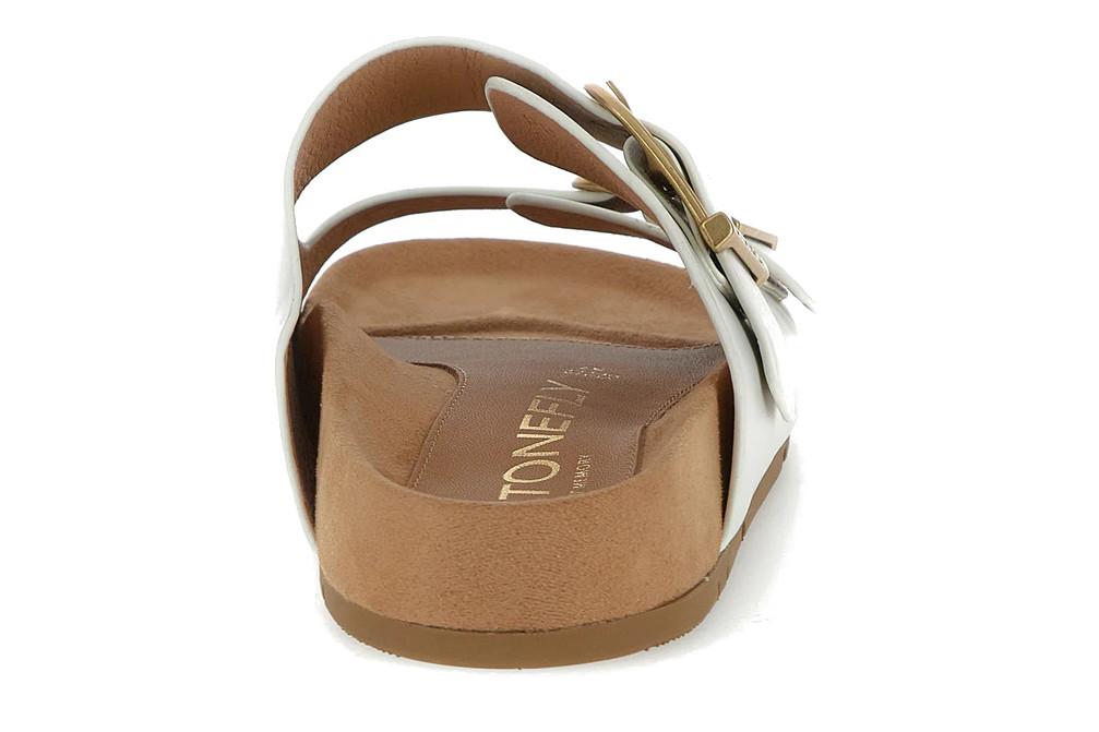 Sandalias planas Stonefly Sibil W 4 Blanco 222419 para Mujer en Piel de Becerro | Comodidad y Elegancia