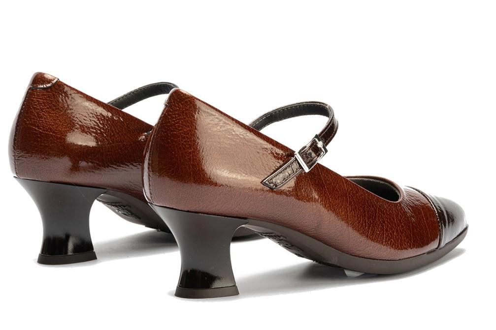 Zapatos de Salón Pitillos 11683 Marrón Mujer – Zapatos de Tacón para fiesta cómodo