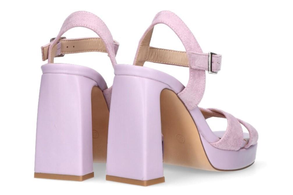Sandalias de fiesta de tacón alto Etika 90013 en malva