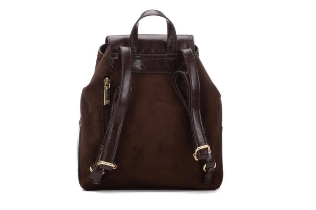 Mochila de mujer Carmela 186251 con detalles de piel animal print