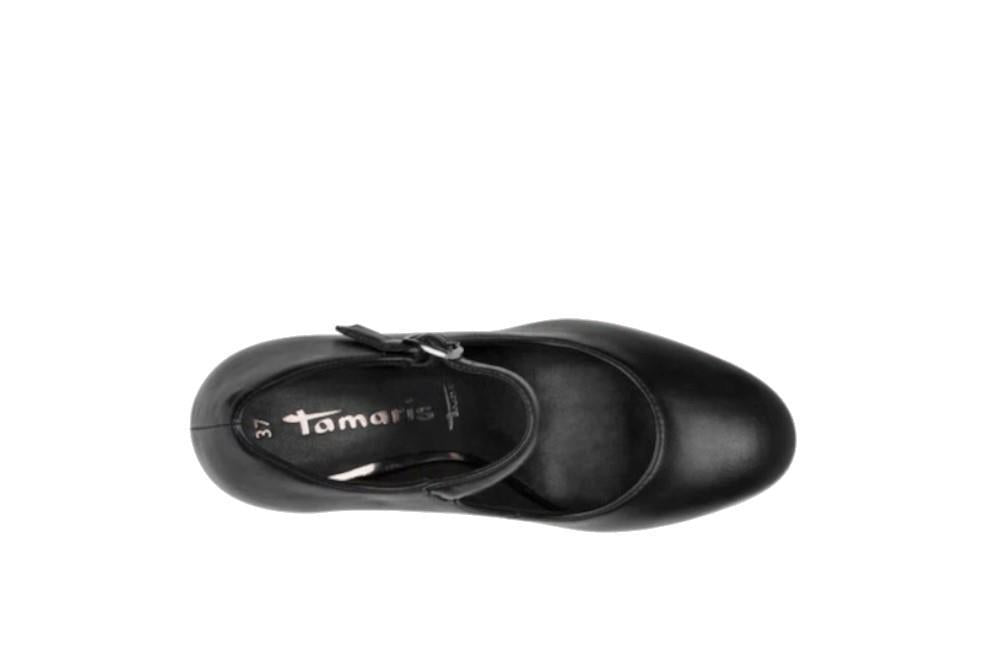 Zapatos de tacón Mary Jane 1-22462-45 de color negro